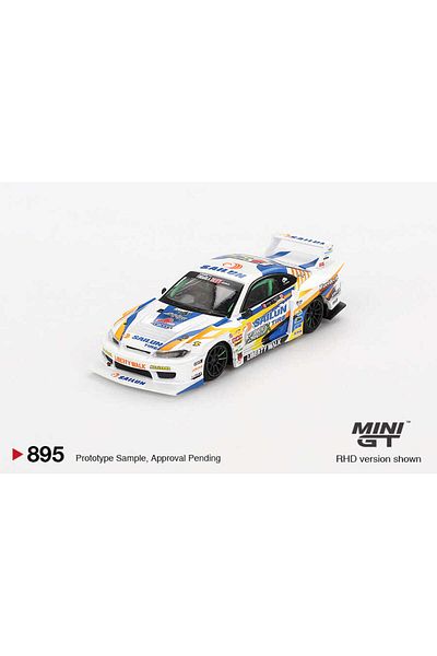 mini gt 1:64 Nissan Lb-Super Silhouettes S15 Silvia # 555 Formula Drift 2023 Model Car