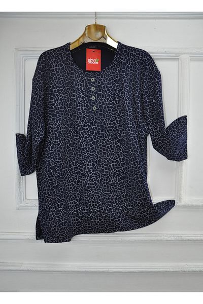 elma abone Super Battal Truvakar Sleeve Combed Bluz
