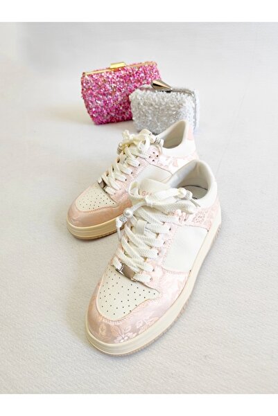 Of&Off Women's Genuine Leather Imported Patterned Shoes