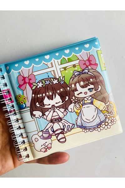 synshop Amine Kawaii Girls Soft Sukuşi Cover Sticker Label Removing Album Notebook