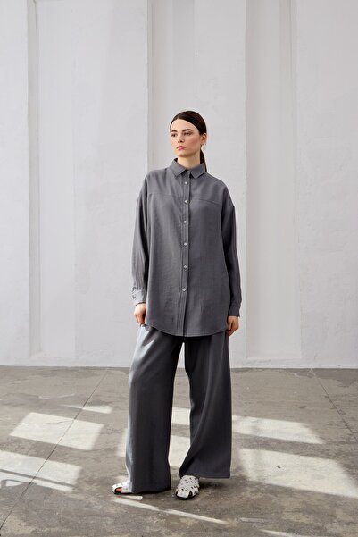 QANU مجموعة البنفسج المدخنة