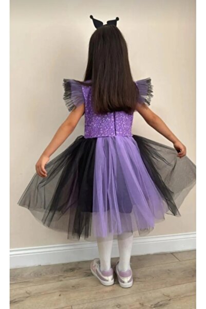 BEGONYA BEBECE KIDS kuromi taçlı özel gün kutlamaları icin elbise