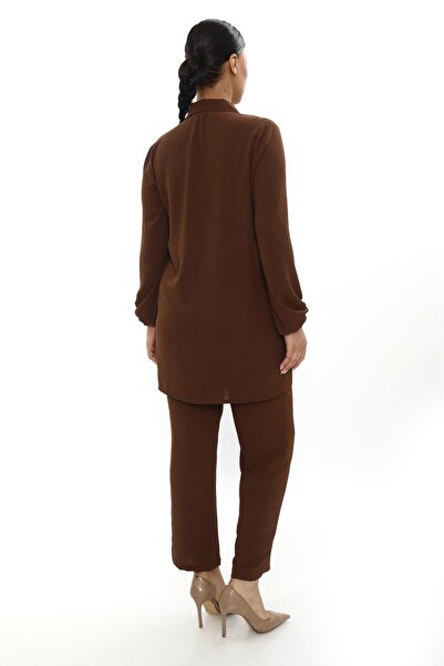 Butik Σετ παντελόνι τουνίκ από λινό Aerobin