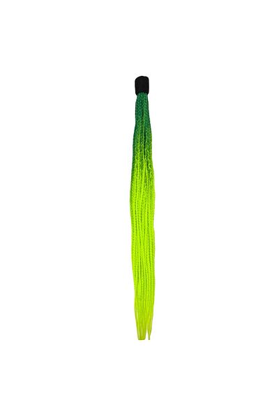 OEM Codite Impletite Stil Afro Pentru Casca Moto Verde 2 nuante
