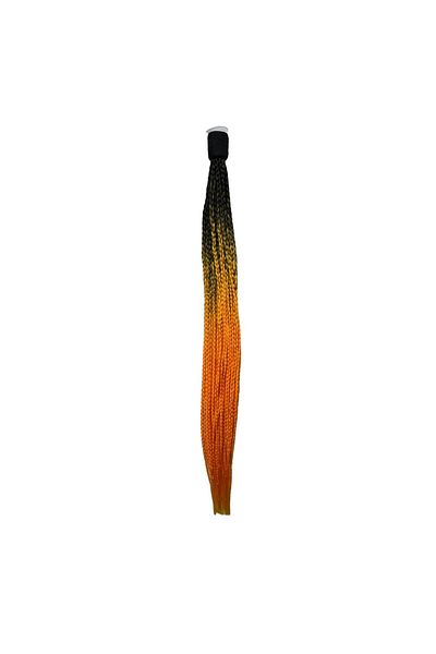 OEM Codite Impletite Stil Afro Pentru Casca Moto Negru Portocaliu