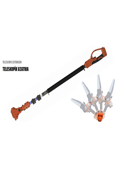 Rico 025-RC4609 Akülü Makas ve Testere için Teleskopik Uzatma - 3m