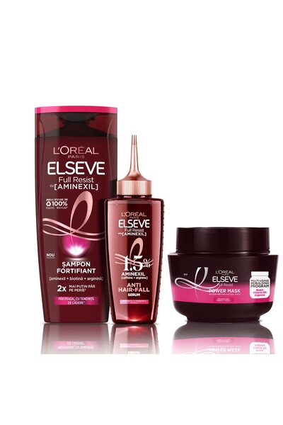 L'Oreal Paris Advanced care set for brittle hair prone to hair loss L'Oreal Paris Elseve Full Resis