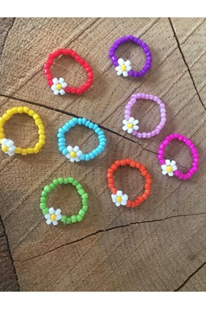 TUHAM AKSESUAR خاتم من حبات الرمل الملونة