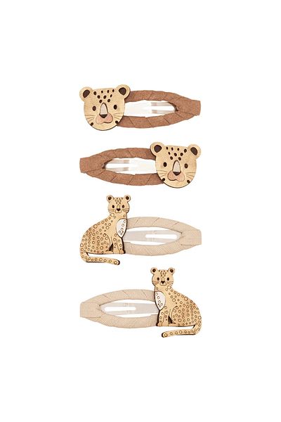 MIMI LULA Mimi & Lula Larry Leopard 4-Piece Buckle