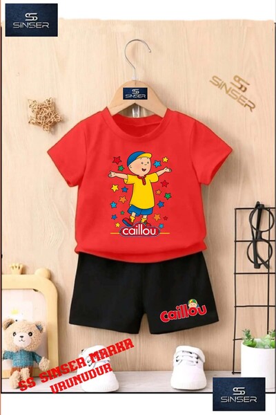SS SİNSER Παιδικό UNISEX “CAILLIOU STAR PATTERN” Μπλουζάκι με ιδιαίτερη στάμπ...
