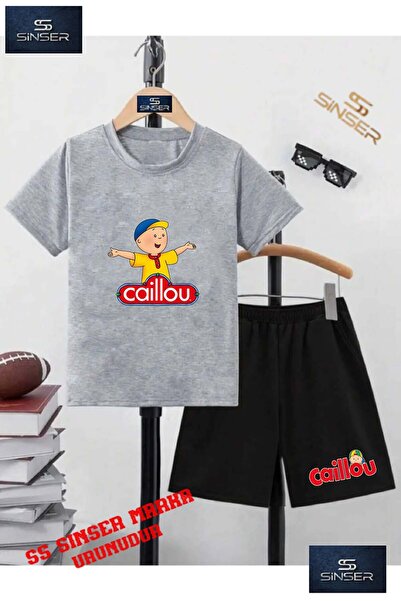 SS SİNSER Children's Unisex “Cailliou Hands Open Written“ Custom Printed Crew...