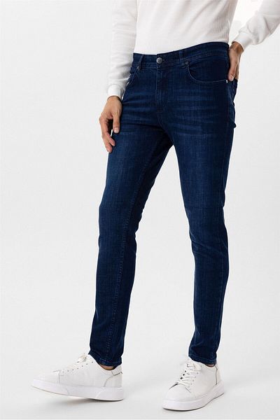 SÜVARİ Slim Fit Denim Trousers