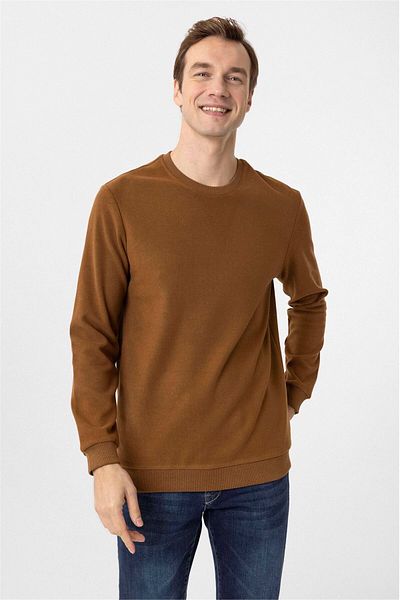SÜVARİ Regular Fit O Neck Plain Sweatshirt