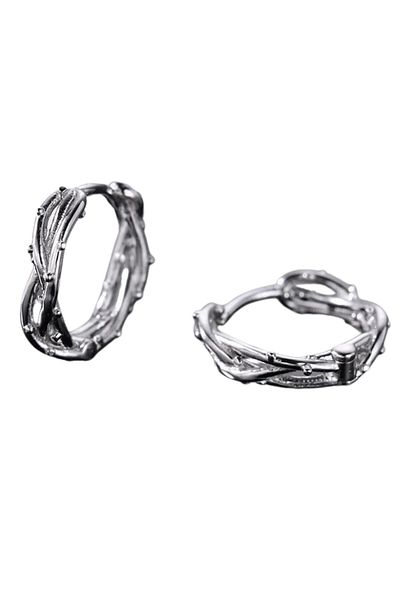 Omark Cotton Christ's Crown Earrings