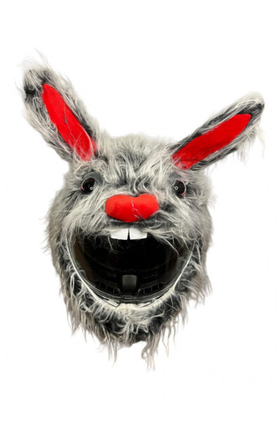 OEM Husa Amuzanta Casca Moto Iepure Turbat