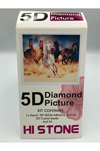 DUCK HOBY 50x40 Boncuklu Taş İşleme Mozaik Elmas Goblen Tablo Resim Boncuk Puzzle Dıamond Paıntıng Hı Stone