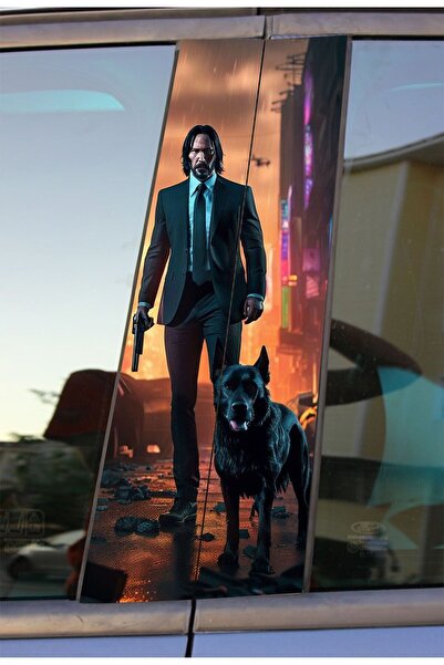 MS Major Selection مجموعة ملصقات من رقائق الفويل المطبوعة لباب السيارة من جون...