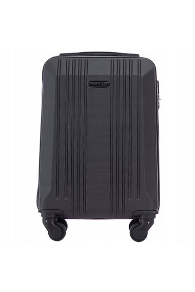 OEM Bagaj de cabină WINGS KESTREL XS, 28L, 4 roți, gri închis, ABS