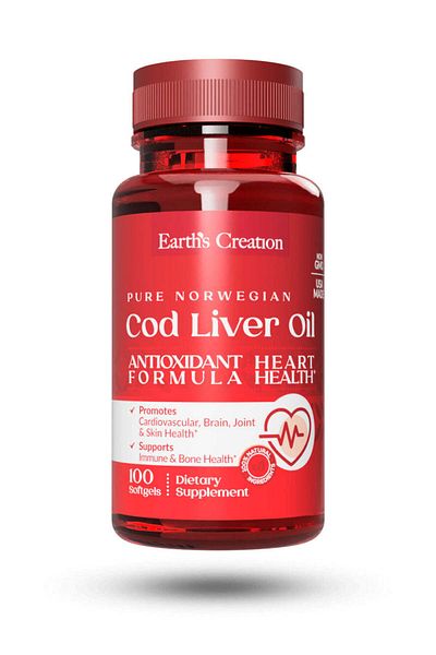 Earth's Creation Cod Liver Oil - Pure Norwegian