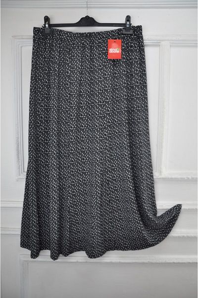 elma abone Plus Size Pigment Combed Cotton Elastic Mother's Skirt
