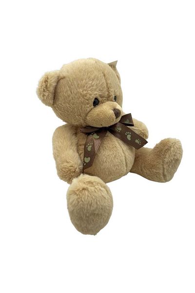 JPT Light brown teddy bear for baptism candle