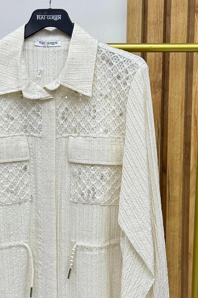 FUAT GÜRSEN Fuat Gurshen Long Button Embroidered Cap3626