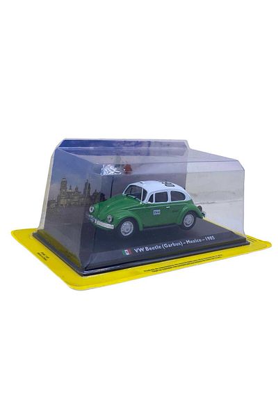 JPT Macheta Volkswagen Beetle Taxi (Garbus) - Mexic 1985, verde/alb