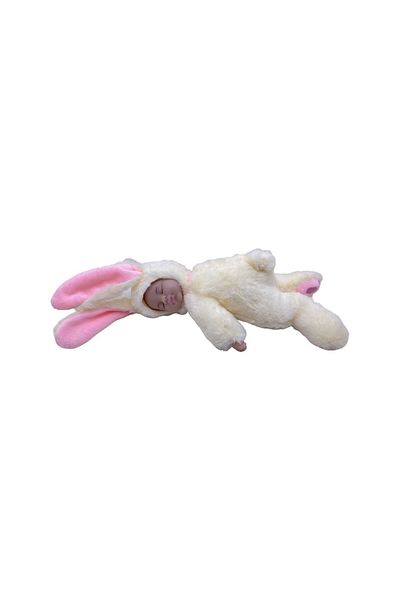 JPT Baby Bunny Anne Geddes Cream Baptism Candle