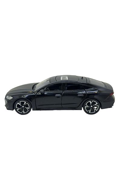 JPT Audi RS7 black metal model 1:32 scale - with lights, sounds, doors and trunk that open
