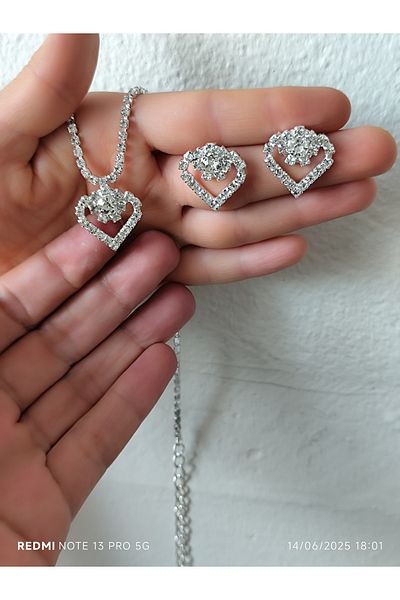 Mihra Aksesuar Necklace Earring set