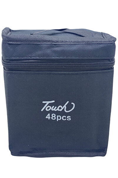 JPT Set de 48 markere carioci intens colorate cu 2 capete subtire si gros