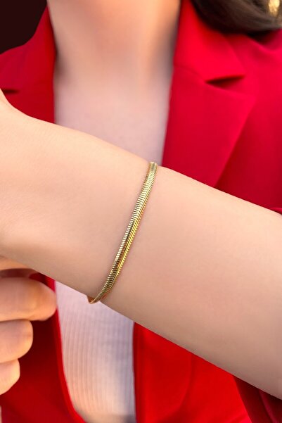 Altınaşkı Balıksırtı Altın Bileklik