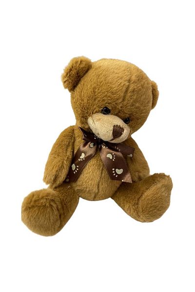 JPT Brown candle bear, baptism candle type, 15 cm