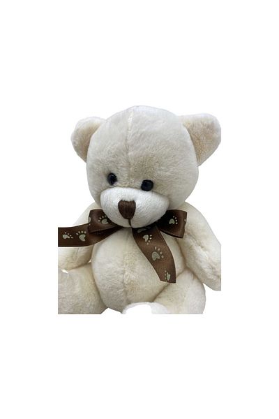 JPT Maxi cream bear for baptism candle arrangement 20cm