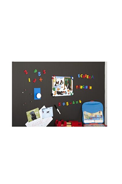 Hdg Yapışkanlı Manyetik Duvar Panosu Mıknatıs tutan Pano 35X50 cm Siyah