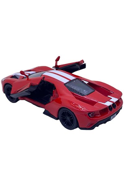 JPT Ford GT Red with White Stripes Model - 1:32 scale