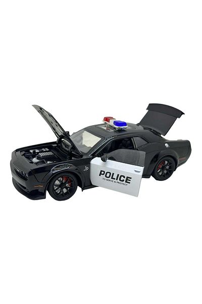 JPT Metal replica model Dodge Charger SRT Police Che Zhi - Die-Cast with Sounds and Lights