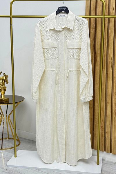 FUAT GÜRSEN Fuat Gurshen Long Button Embroidered Cap3626