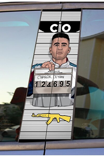 MS Major Selection ملصق رقائق معدنية مطبوع على شكل عمود باب السيارة من Zero O...