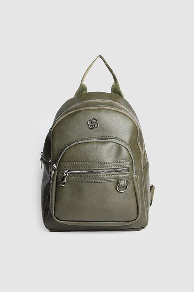 Garmi La'graccio paris women's nales donma faux leather backpack khaki