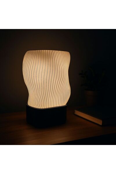 Universal Modern Dalga Formlu LED Masa Lambası - Minimalist ve Dekoratif Işık