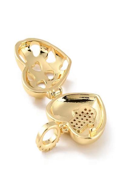DEMOKAN Women's Necklace Vip Series Opening Fatma Mother Hand Figure Zircon Stone Non-Tarnish Necklace