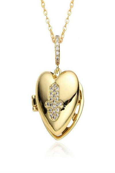 DEMOKAN Women's Necklace Vip Series Opening Fatma Mother Hand Figure Zircon Stone Non-Tarnish Necklace