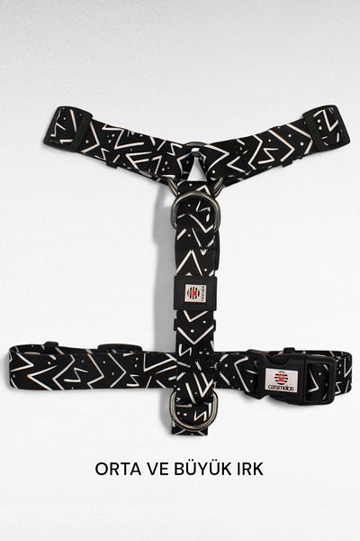 CARAMELOS H Type Dog Chest Collar Medium and Large Breed, Special Series, 2.5 Cm, Dog Chest Collar
