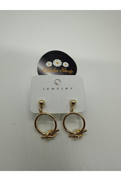 Elfida Shop Sallantili Oval Steel Earrings