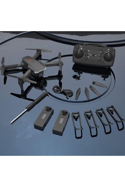 Generic MUNTAQI E99 Drone with 4K HD Camera – Foldable RC Quadcopter with Obstacle Avoidance, Height Hold