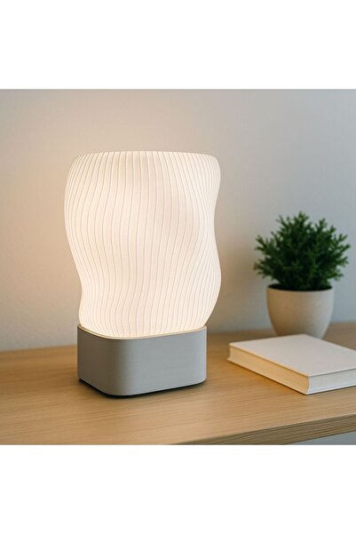 Universal Modern Dalga Formlu LED Masa Lambası - Minimalist ve Dekoratif Işık