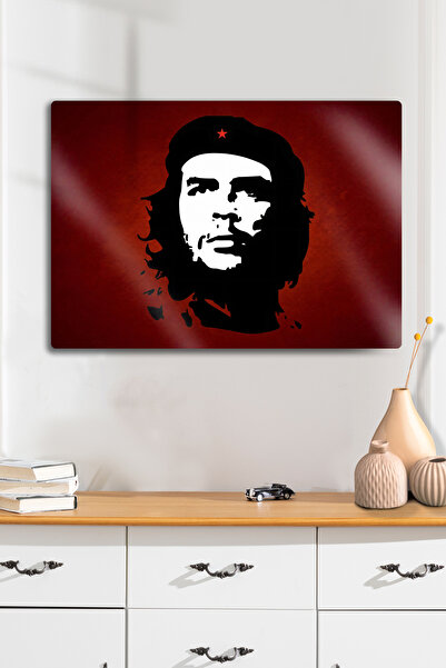 DekorHane Tablou de imprimare metalic - Ernesto Che Guevara, Cuba, Poster revoluționar Pictură decorativă