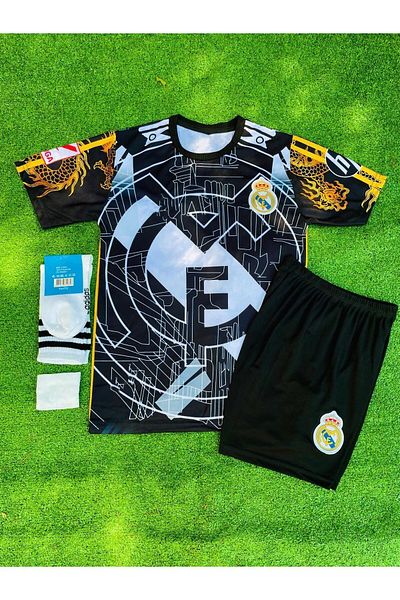 Lion Spor R.Madridd 2024/25 Νέα σεζόν Cristiano Ronaldo Concept Παιδική φανέλα 4 τεμαχίων (Εθνόσημο)515334