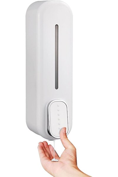 seahome 1 قطعة 350 مللي موزع الصابون اليدوي المثبت على الحائط موزع جل الاستحم...